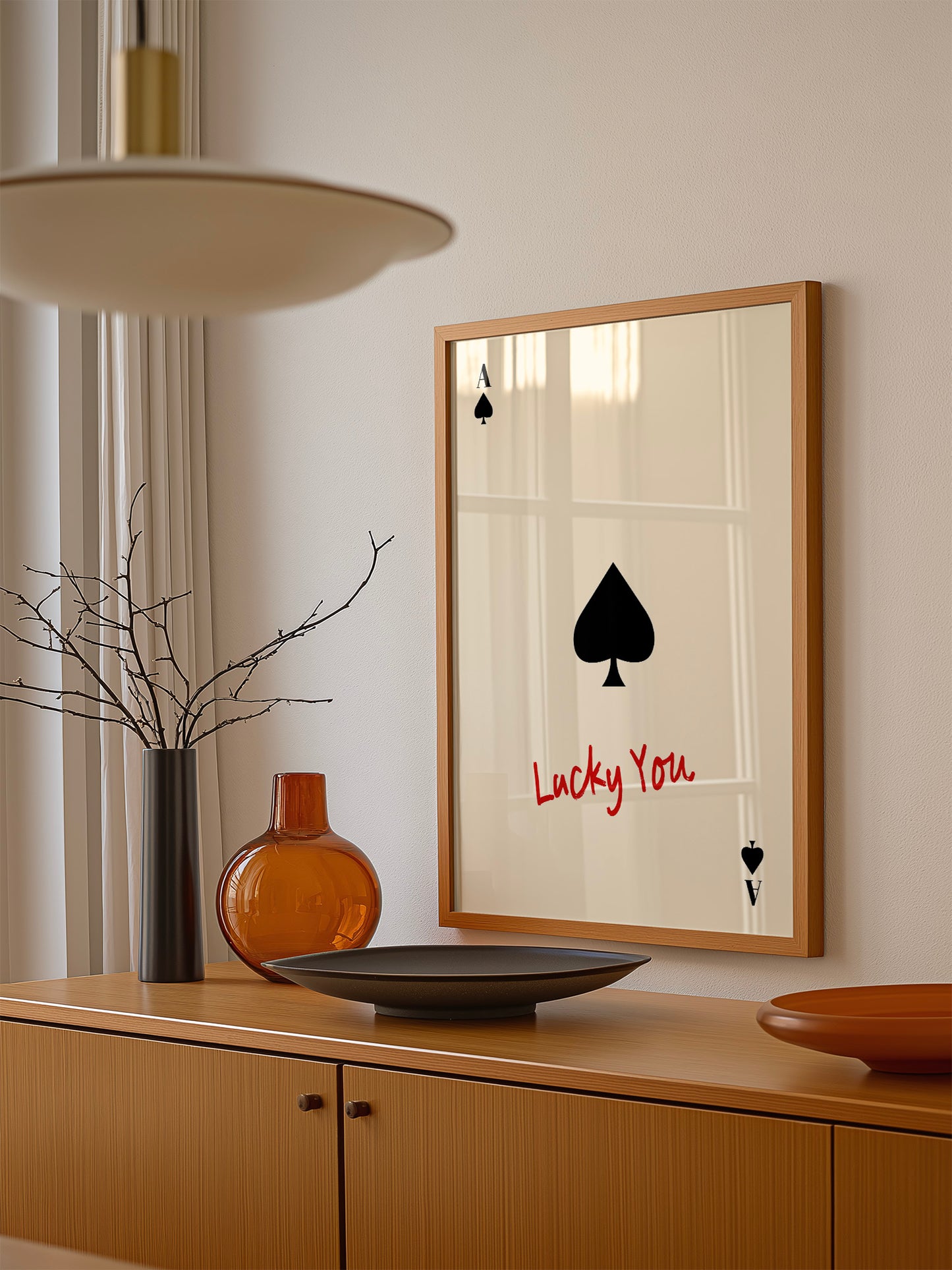 Lucky You Ace Of Spades Print | Digital Download