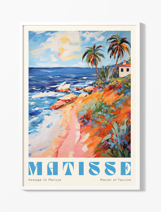 Matisse Coastal Painting Print