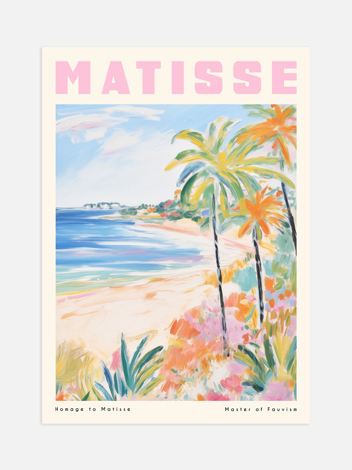 Matisse Beach Painting Print