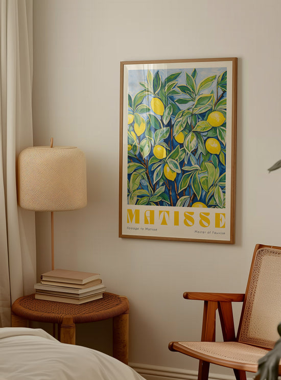 Matisse Lemons Painting Print