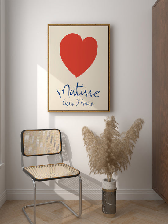 Matisse Love Heart Art Print
