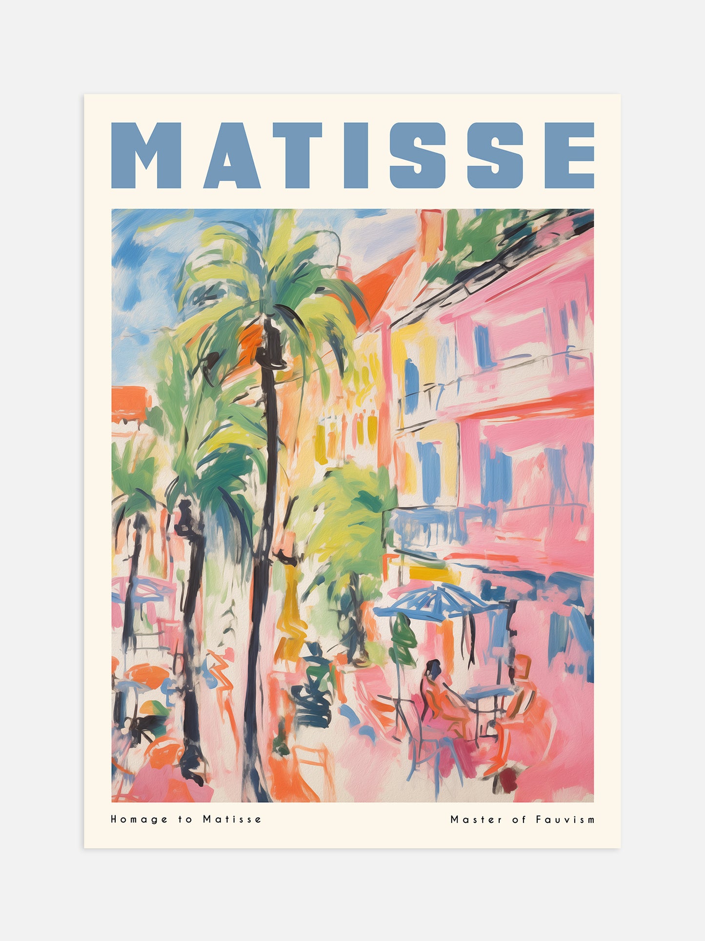 Matisse French Cafe Painting Print