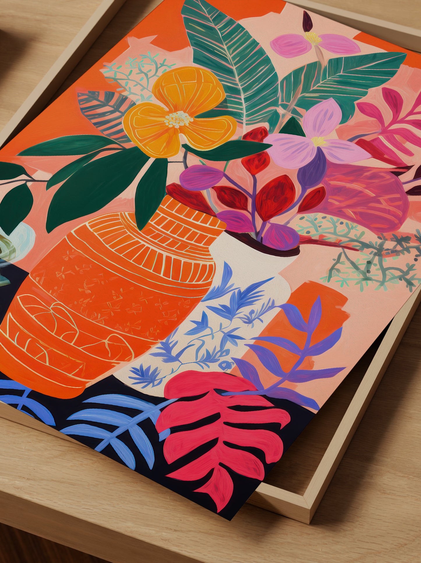 Colourful Floral Still Life Print
