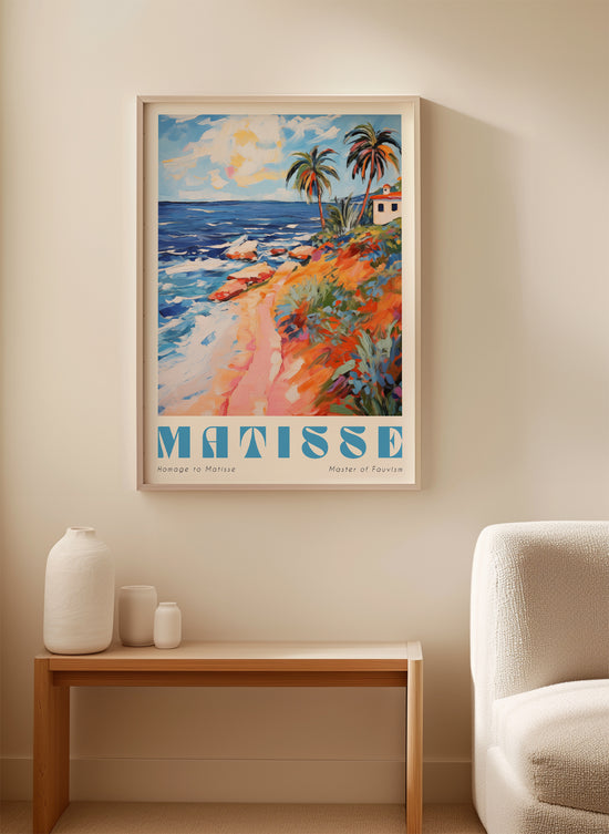 Matisse Coastal Painting Print