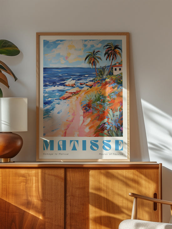 Matisse Coastal Painting Print