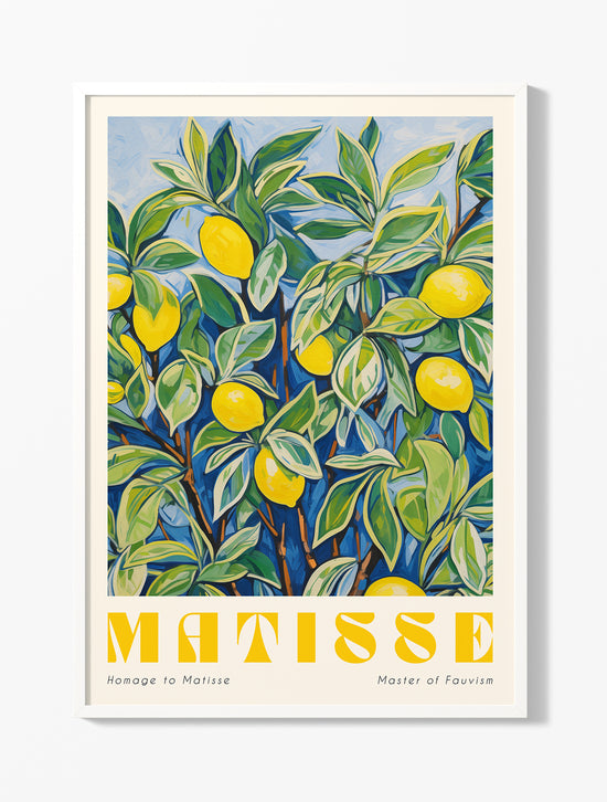 Matisse Lemons Painting Print