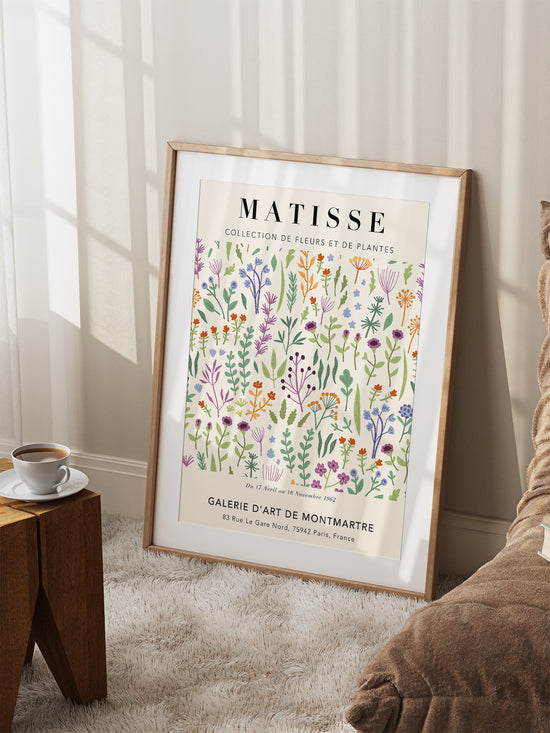 Ditsy Matisse Floral Poster
