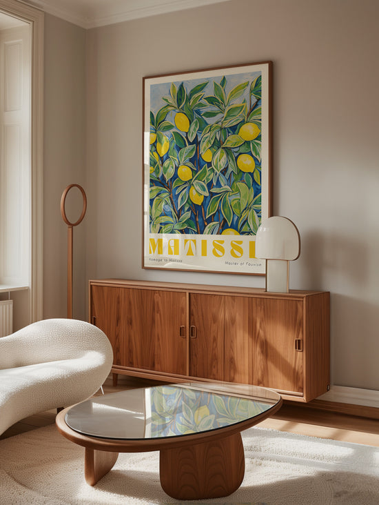 Matisse Lemons Painting Print