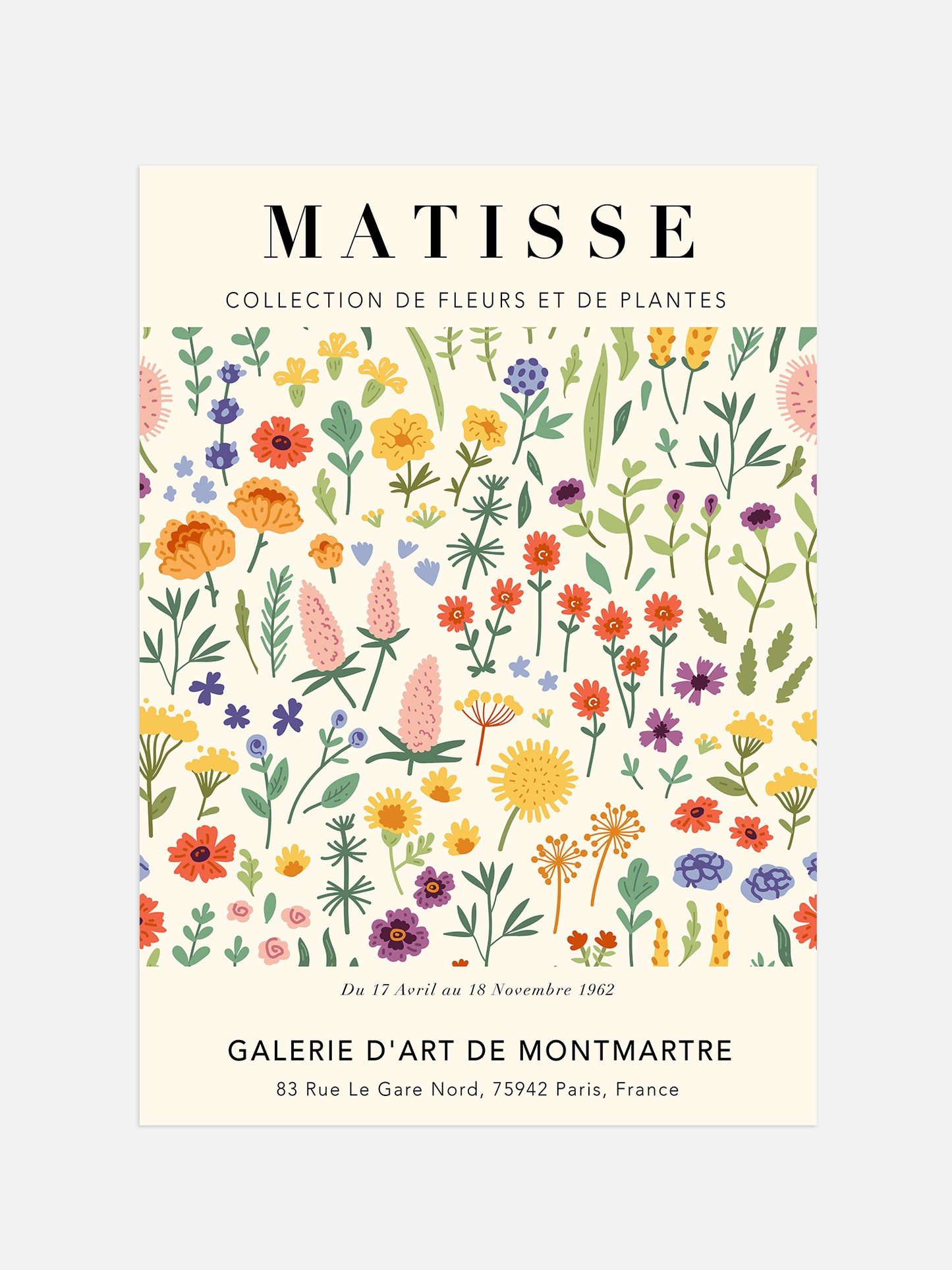 Matisse Wildflowers Poster