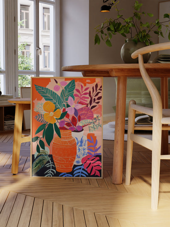 Colourful Floral Still Life Print