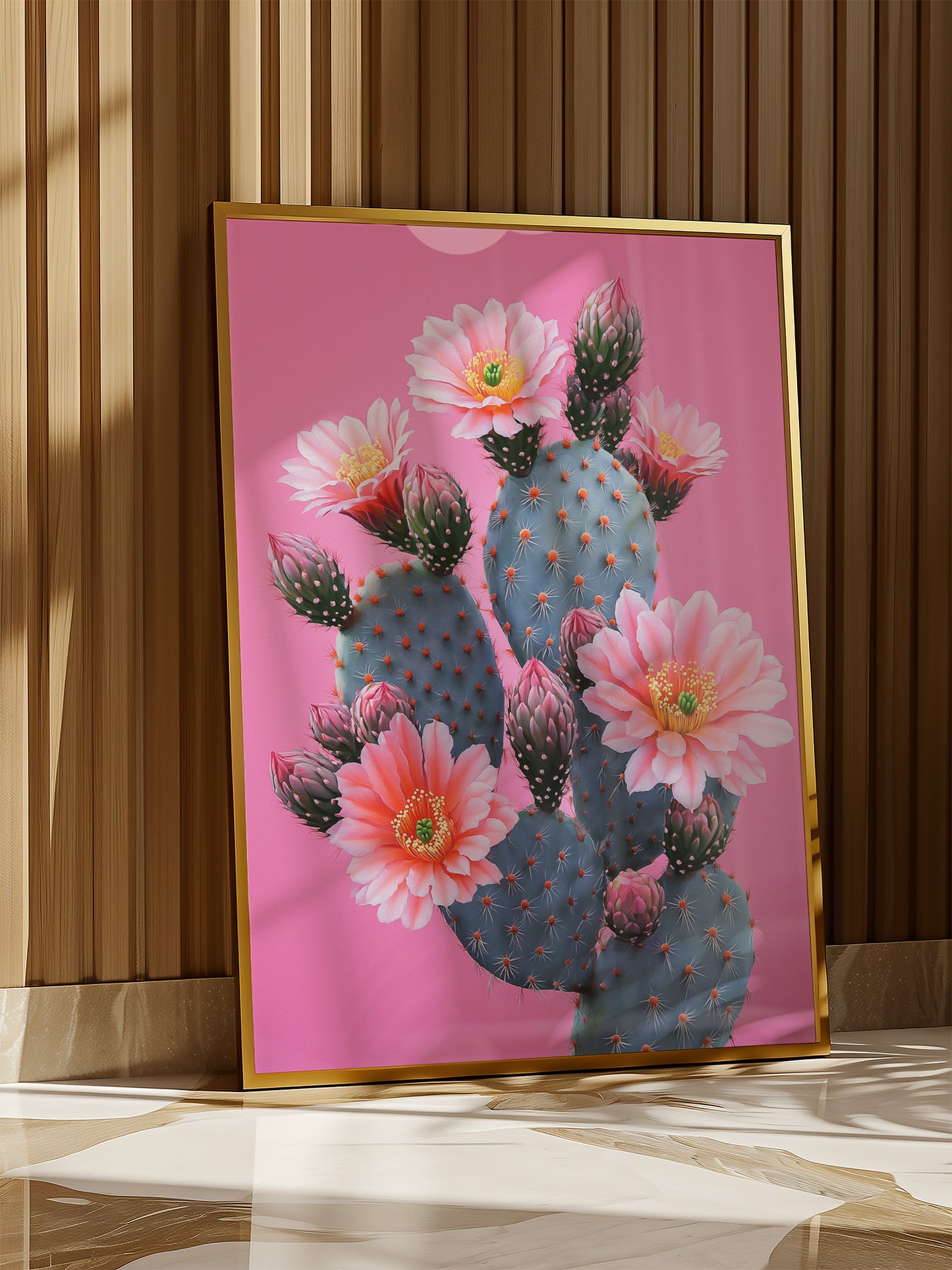 Pink Cactus Print | Digital Download