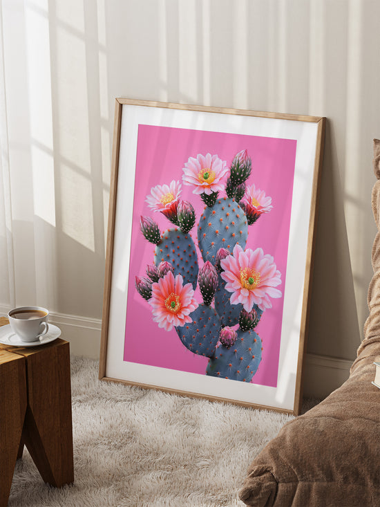 Pink Cactus Print | Digital Download