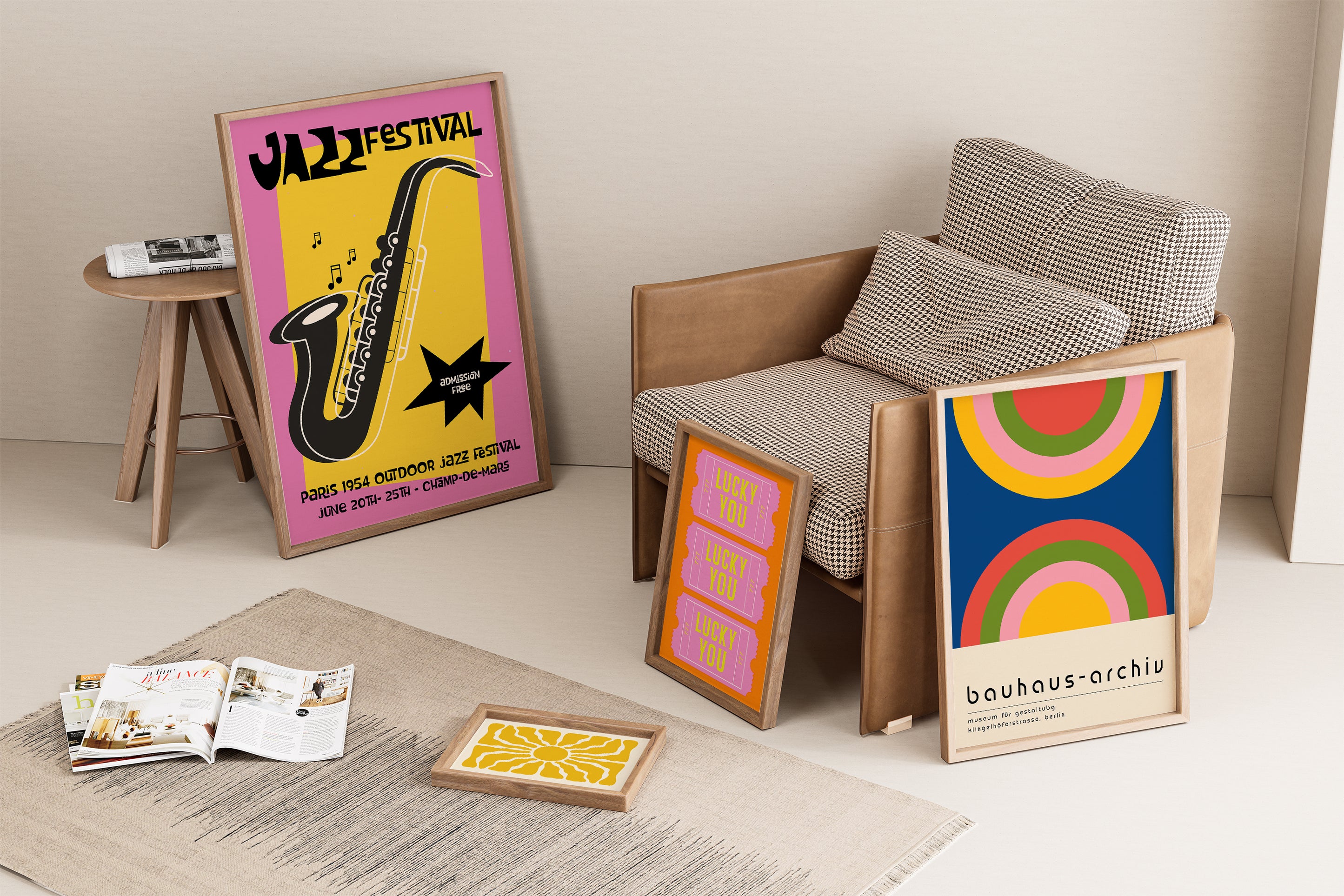 Graphical Collection Luxe Poster Co - Bold Graphic Art Prints