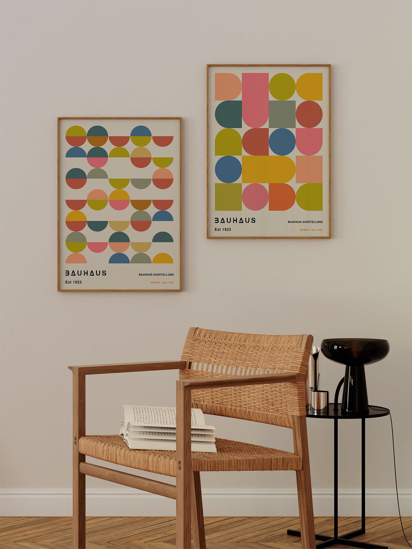 Geometric Bauhaus Poster Set