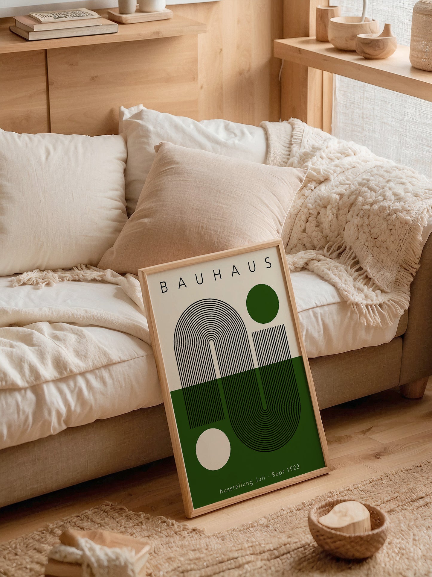 Green Bauhaus Print | Digital Download