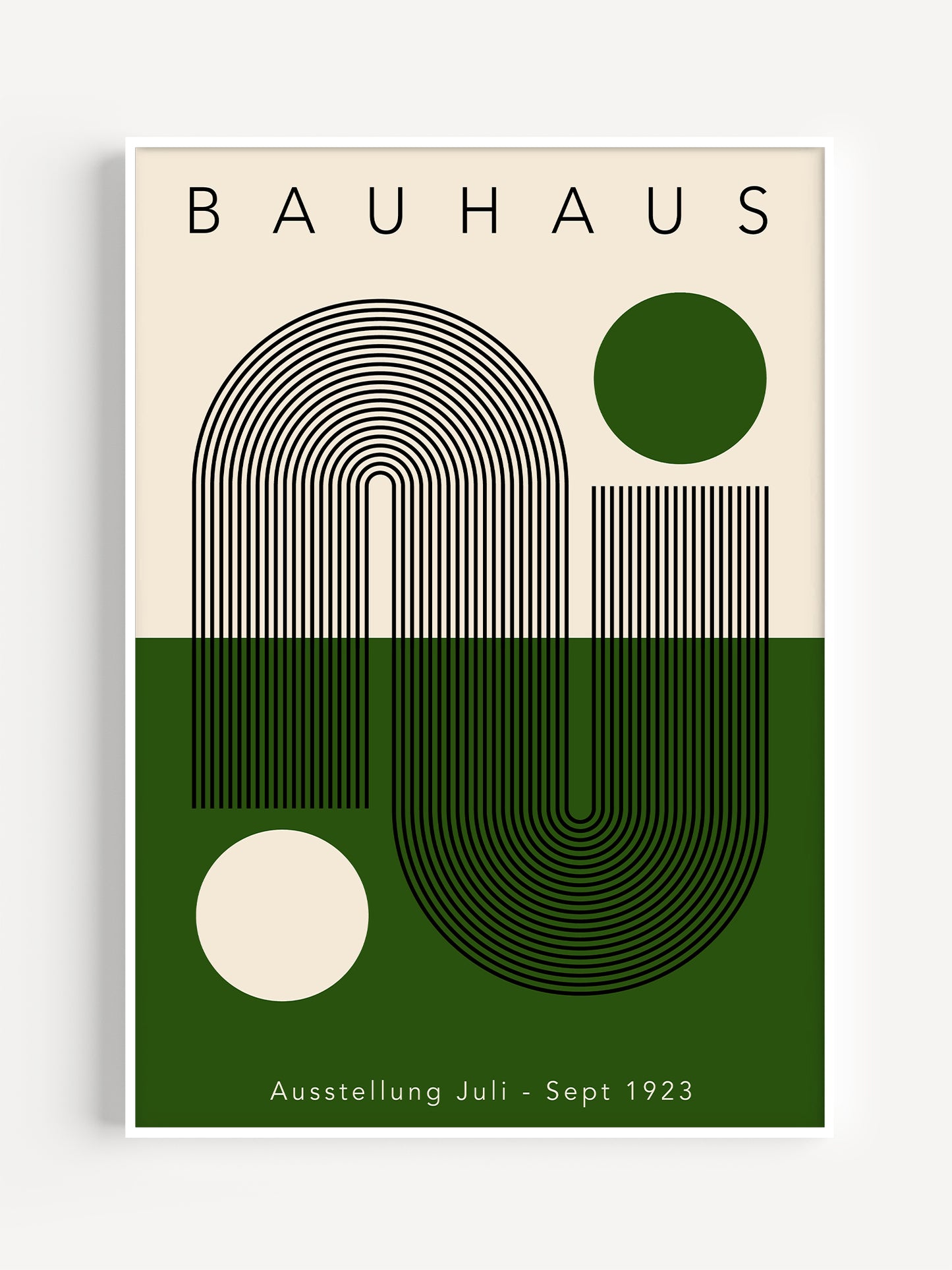 Green Bauhaus Print | Digital Download