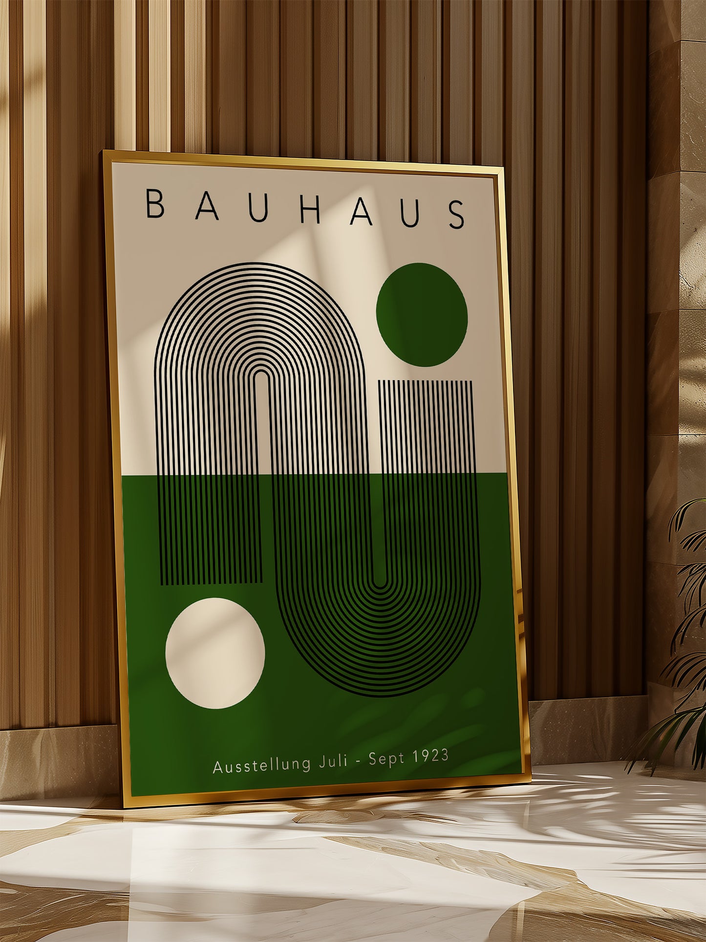 Green Bauhaus Print | Digital Download