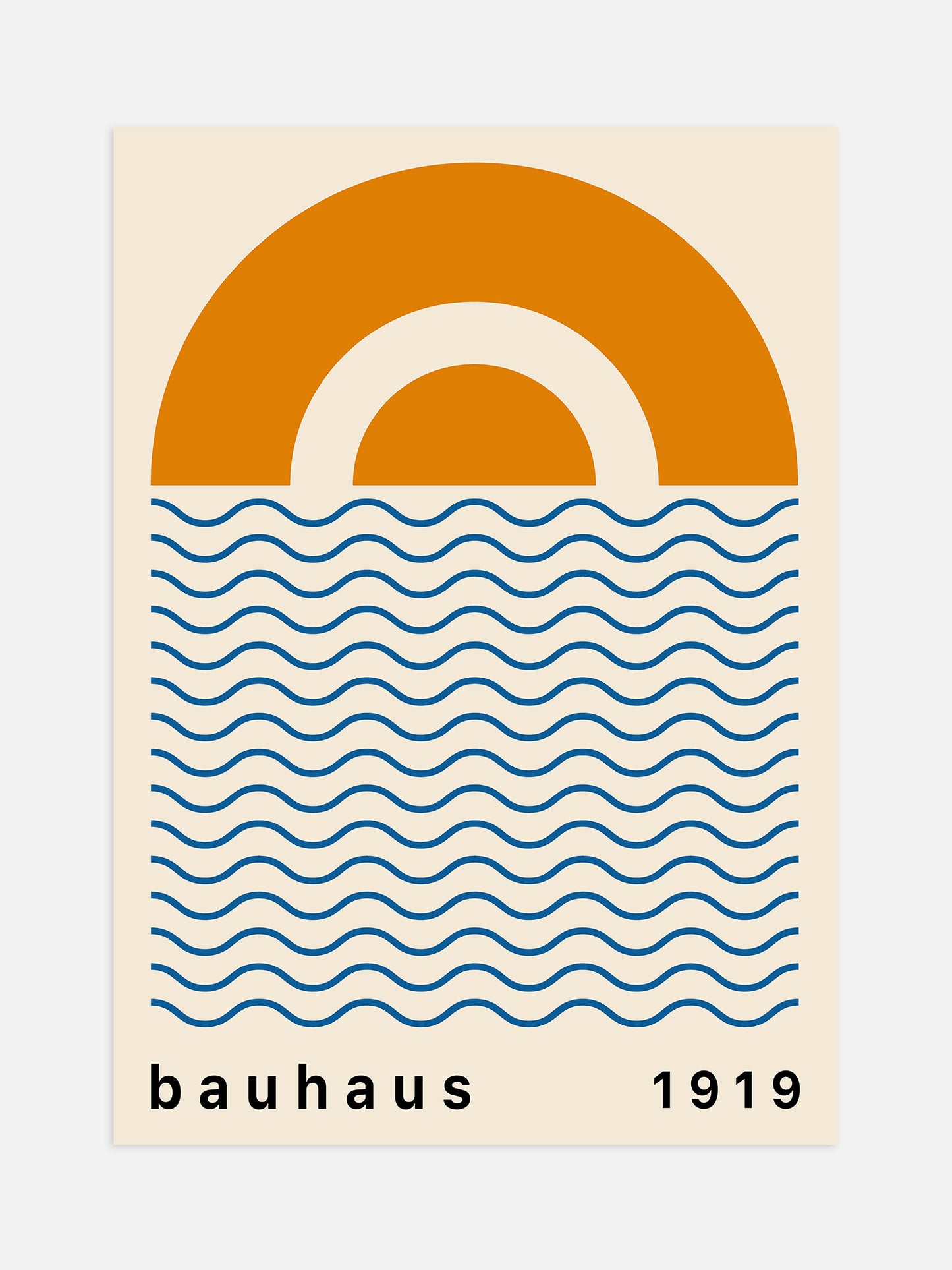 Bauhaus Landscape Poster