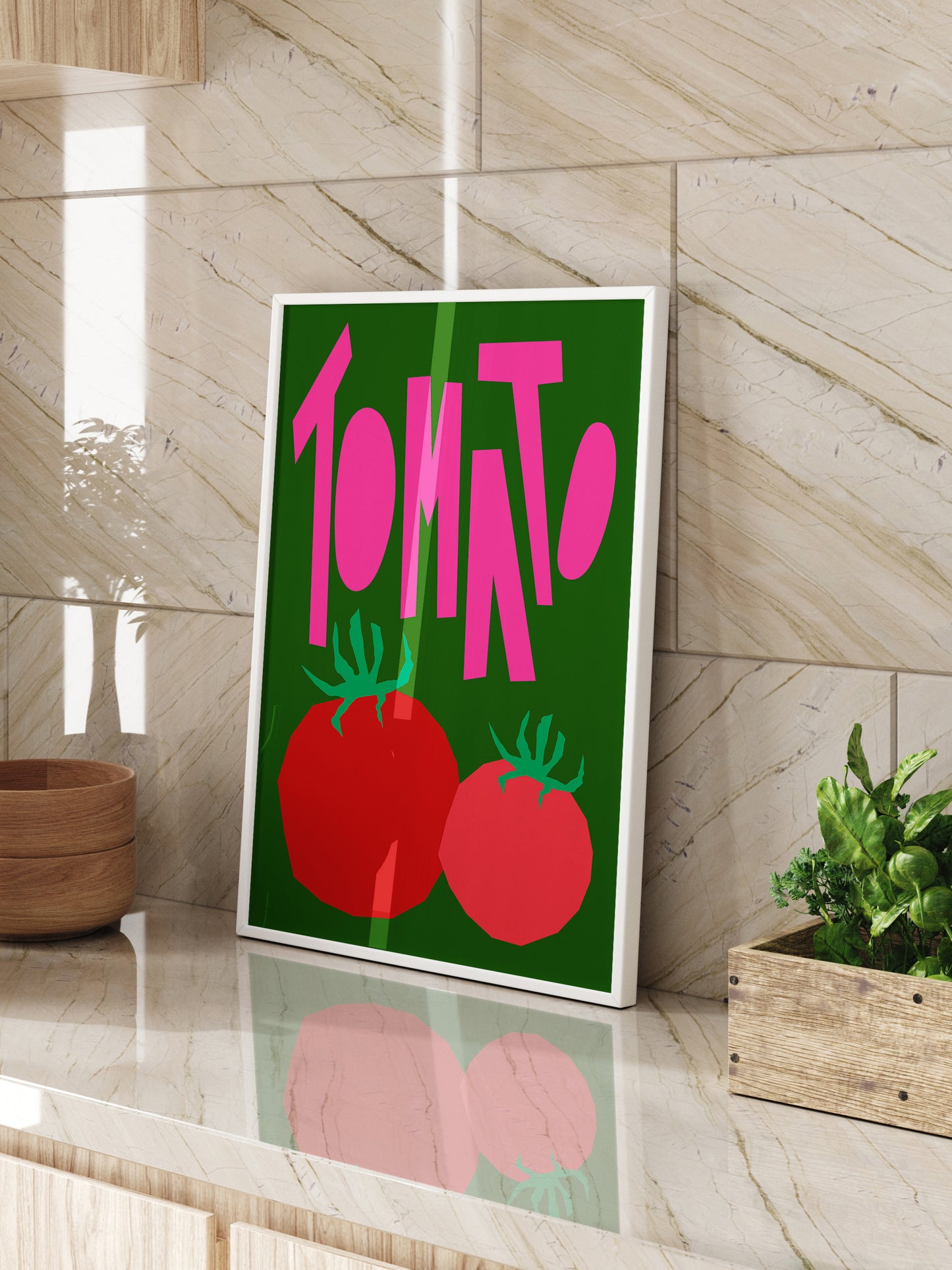 Retro Tomato Poster