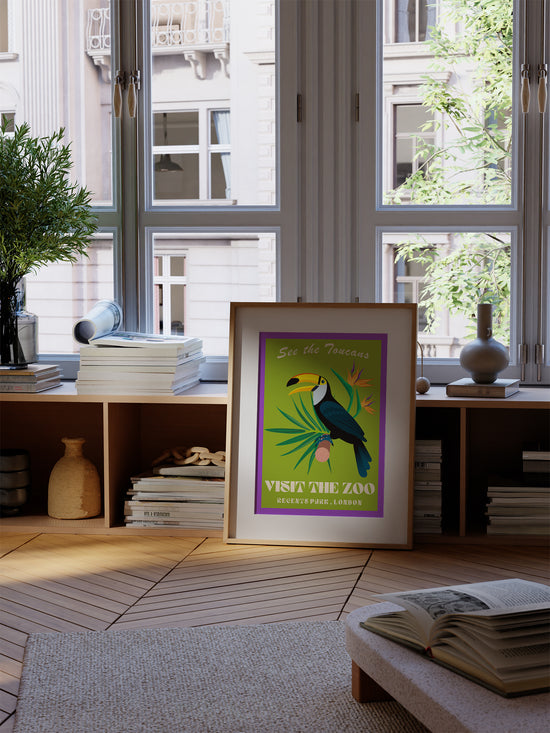 Visit The Zoo, Toucan Poster