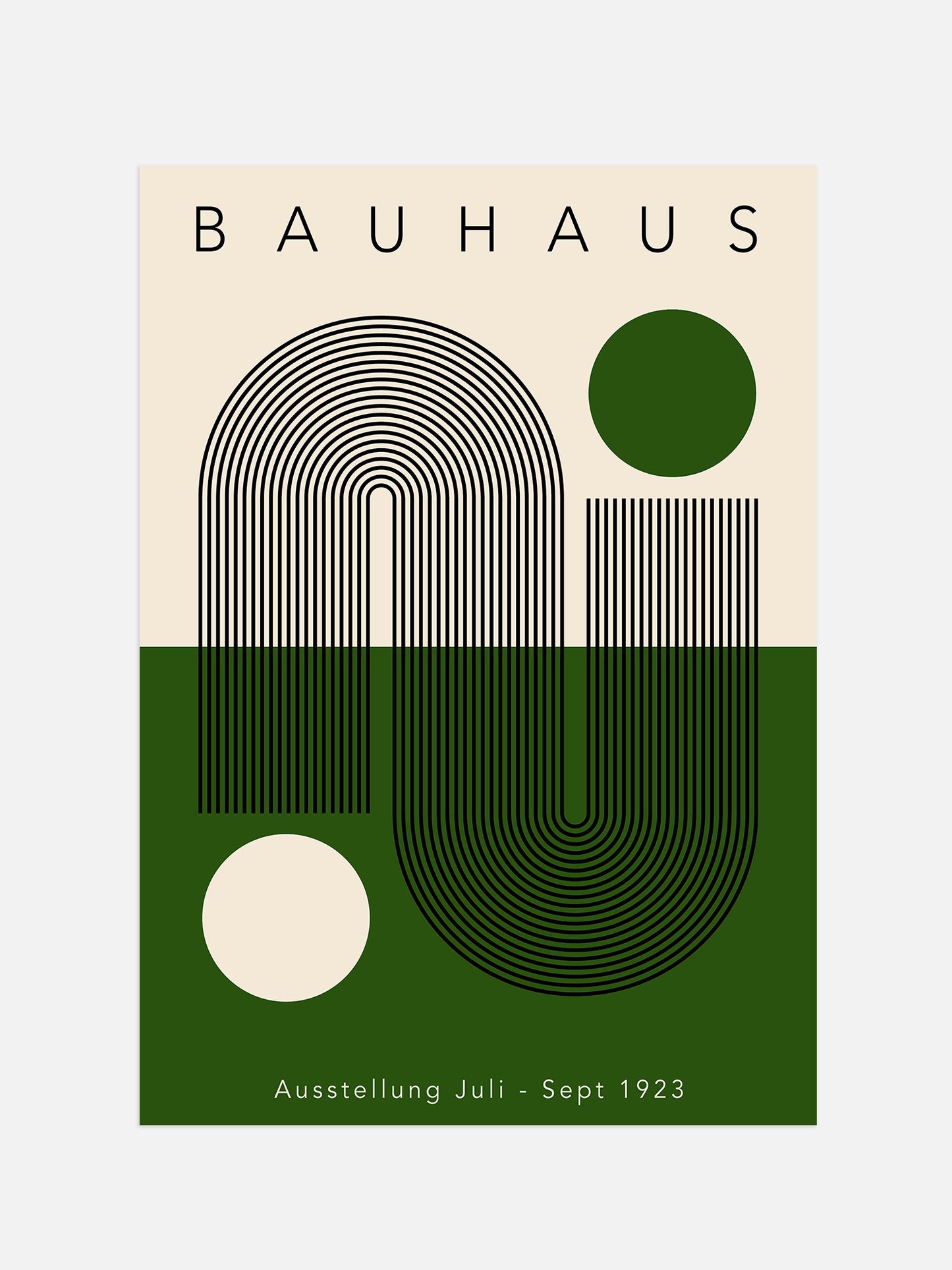 Green Bauhaus Print | Digital Download