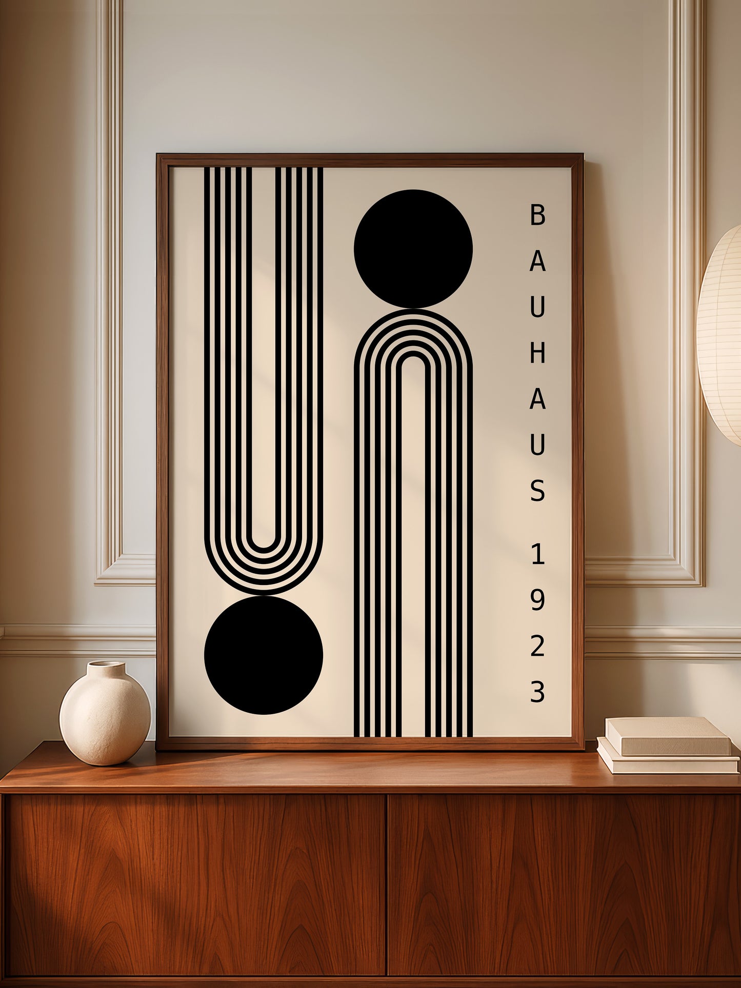 Minimalist Black Bauhaus Poster