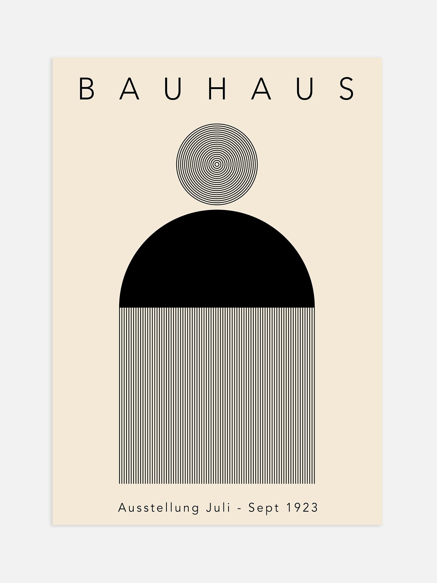 Minimalist Bauhaus Poster