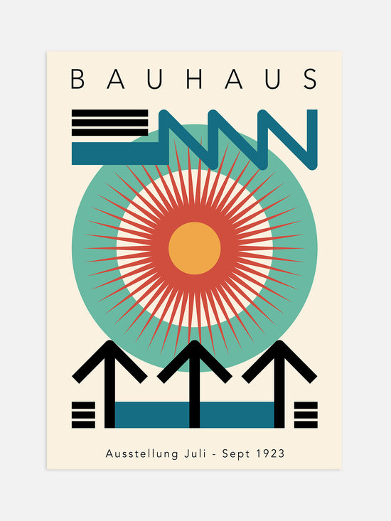 Modern Geometric Bauhaus Poster