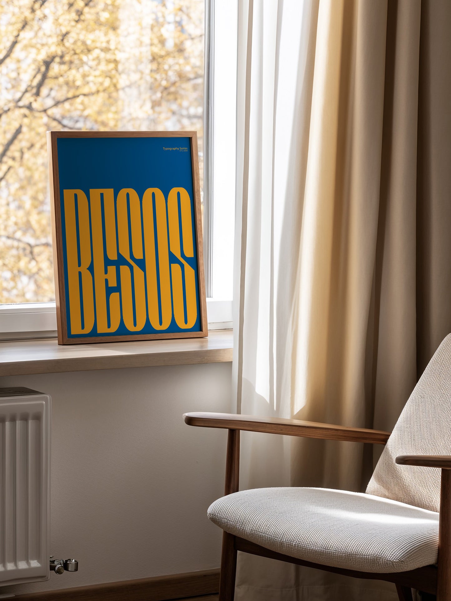 Besos Typography Print