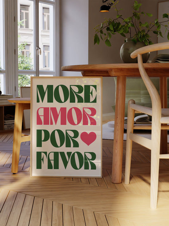 set of 3 prints | digital download – luxe poster co... More Amor Por Favor Poster – Luxe Poster Co