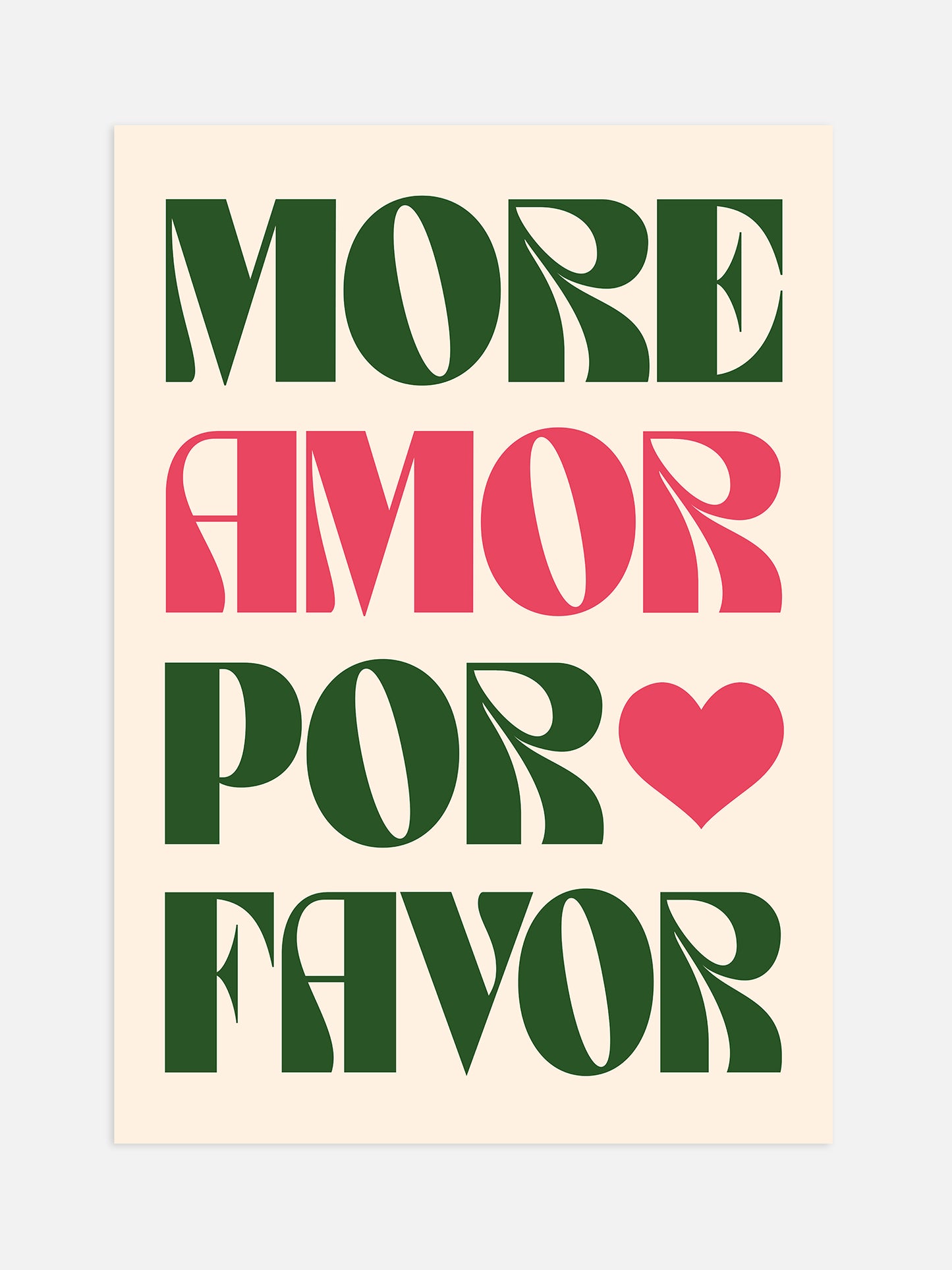 More Amor Por Favor Poster