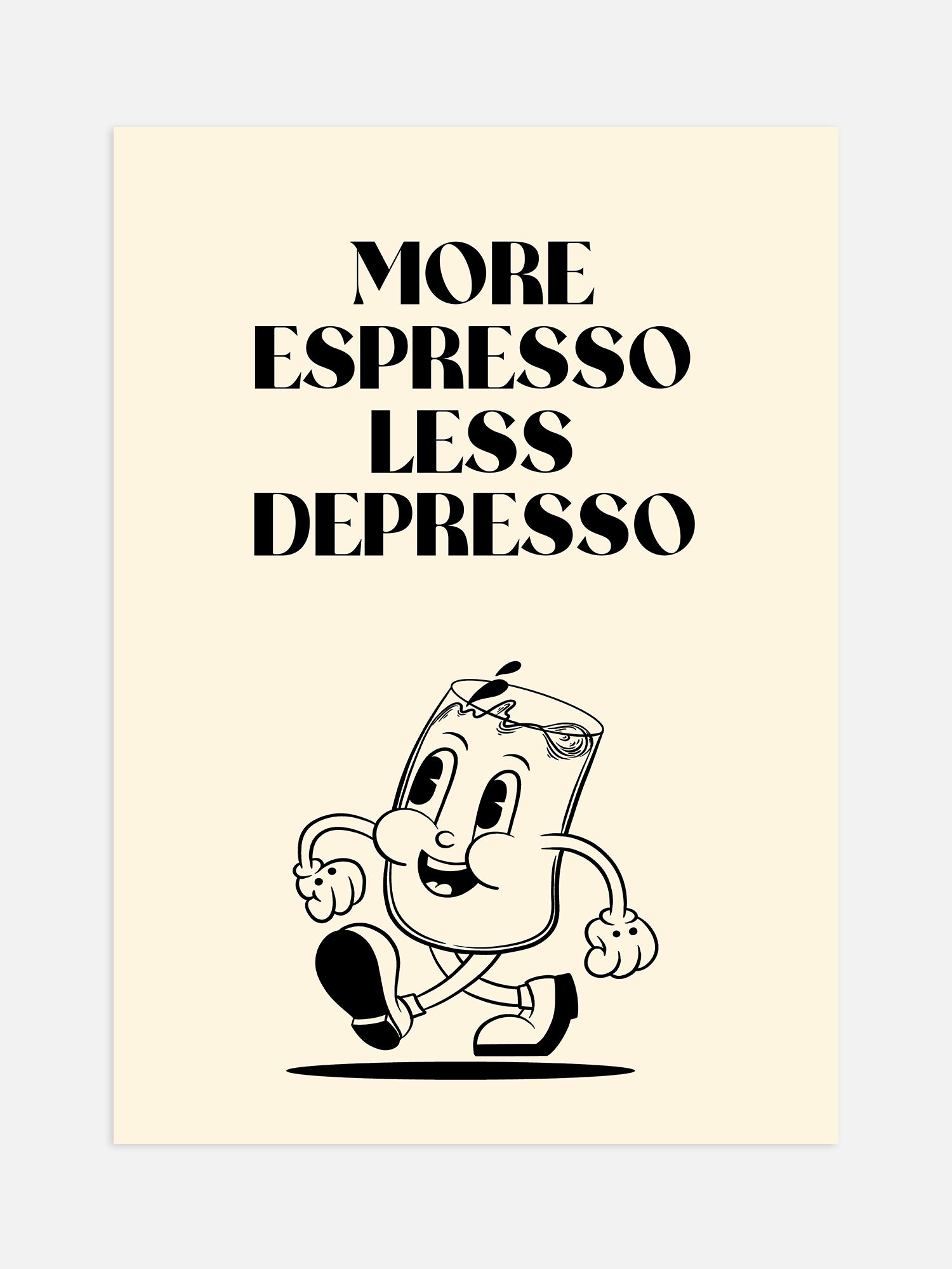 Retro Coffee Poster Luxe Poster Co