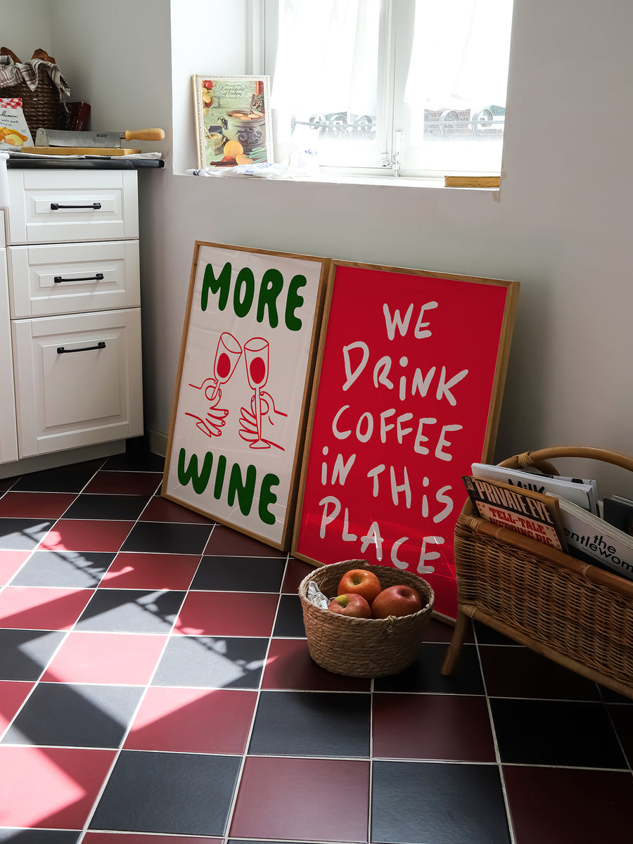 set of 3 retro kitchen prints | digital download –... Set Of 6 Kitchen Prints | Digital Download – Luxe Poster Co
