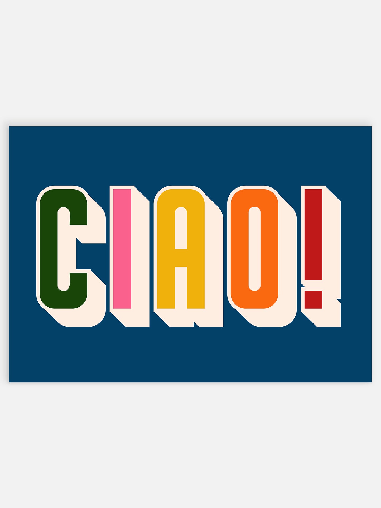 Colourful Ciao Poster