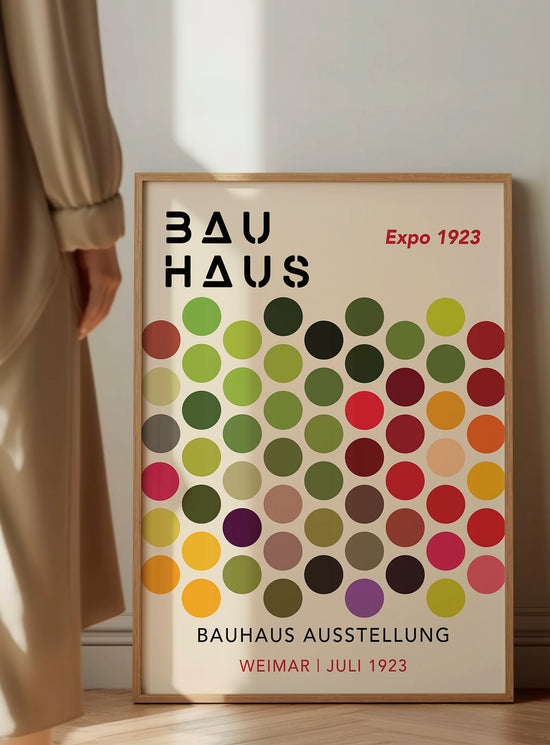 Set Of 3 Colourful Bauhaus Prints