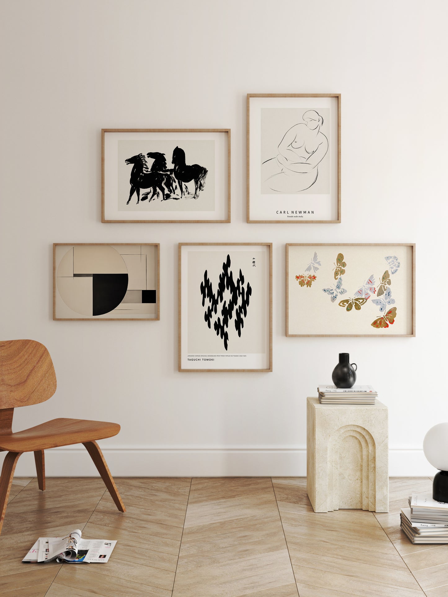 Eclectic Neutral Gallery Wall | Digital Download