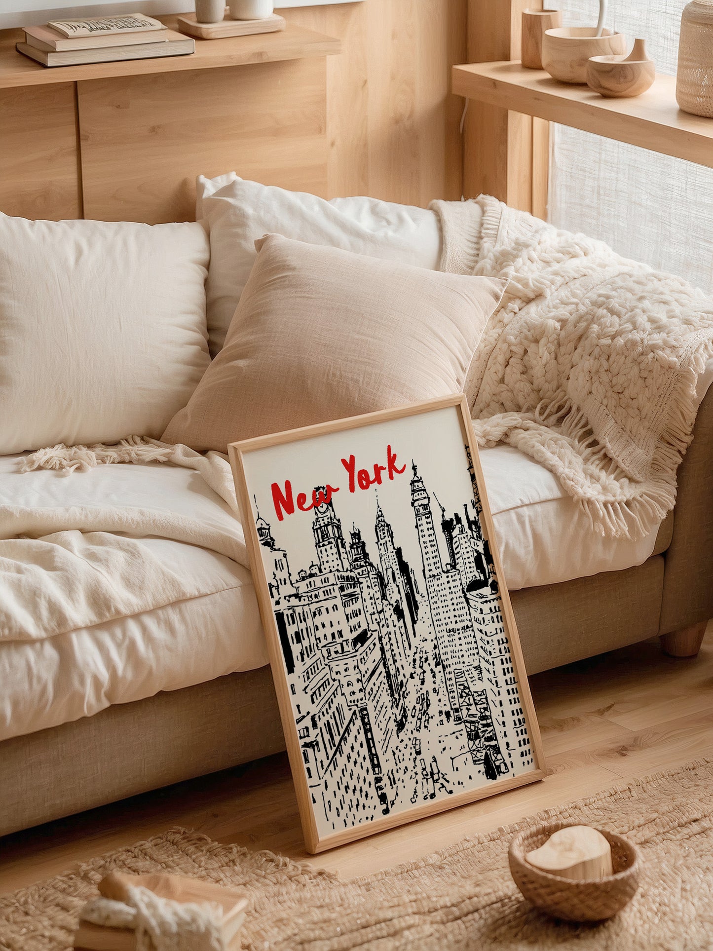 Trendy New York Poster