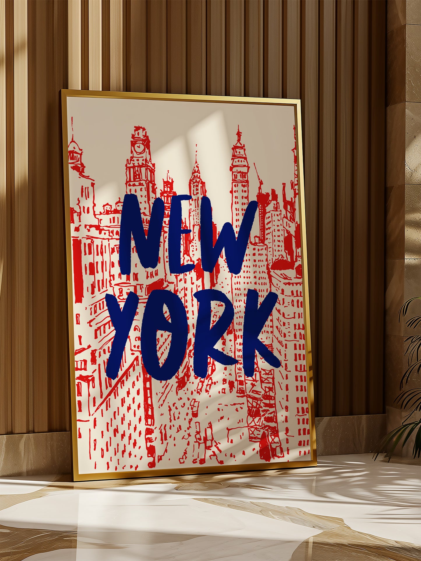 Retro New York Poster