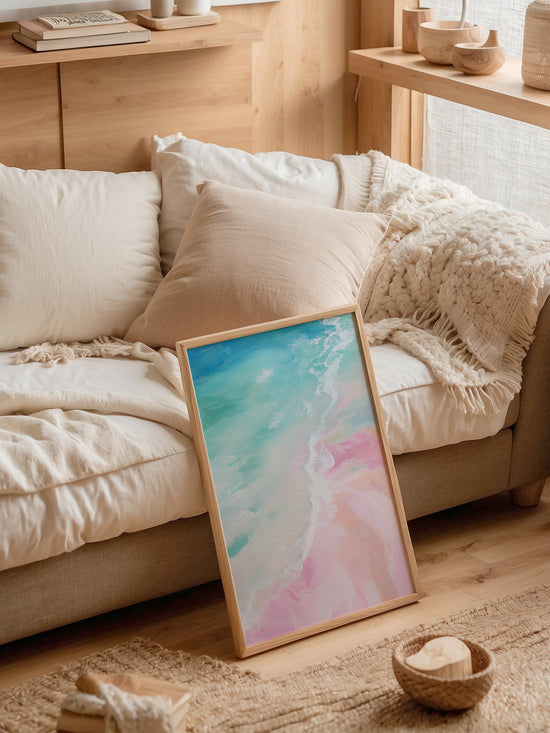 Pastel Beach Painting | Digital Download