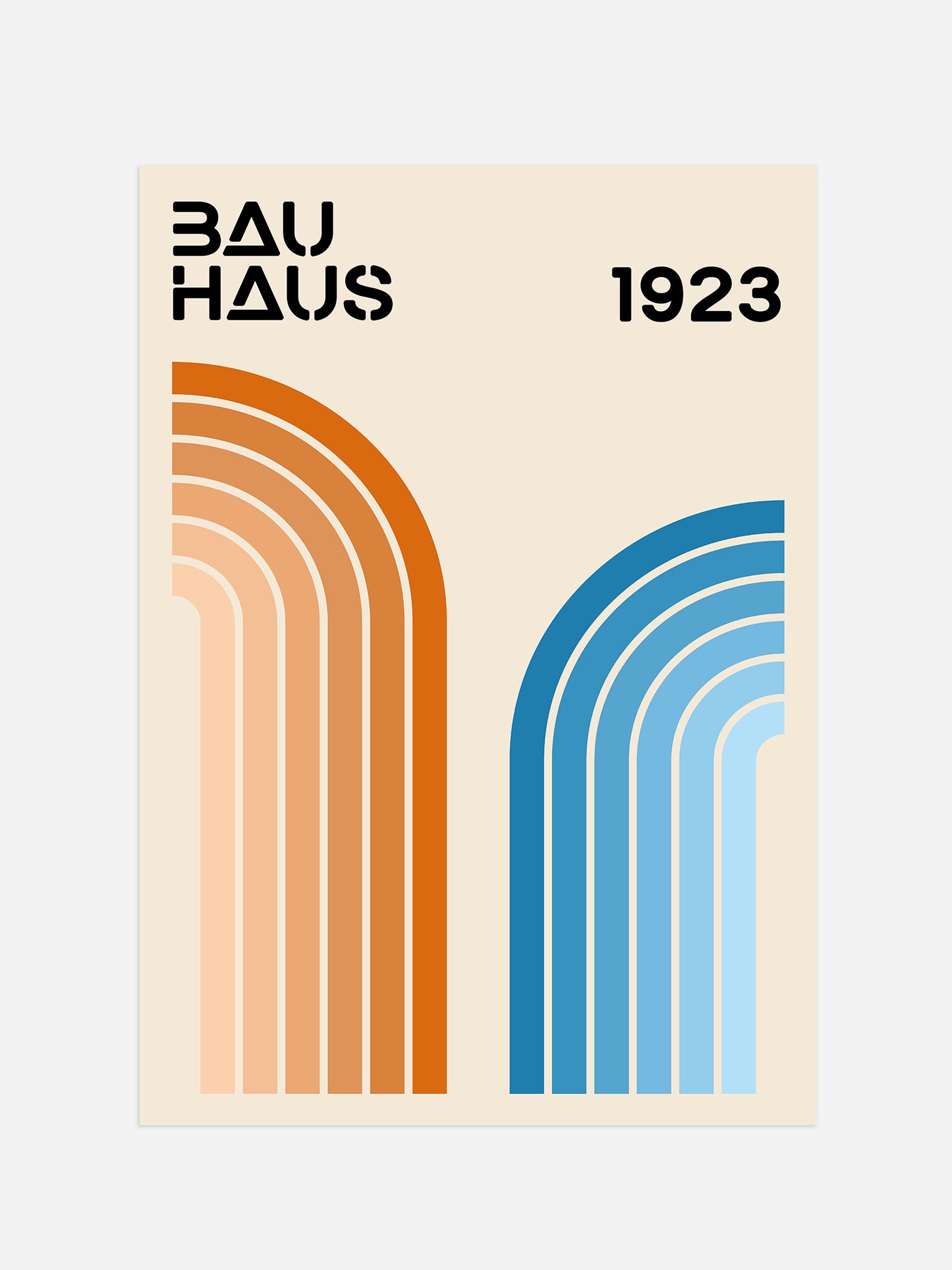 Bauhaus Gradient Arch | Digital Download