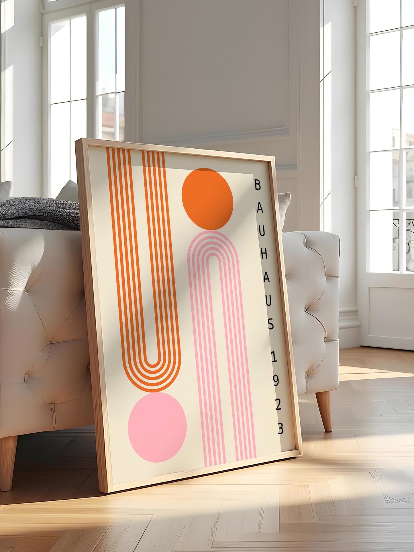 Modern Geometric Bauhaus Print
