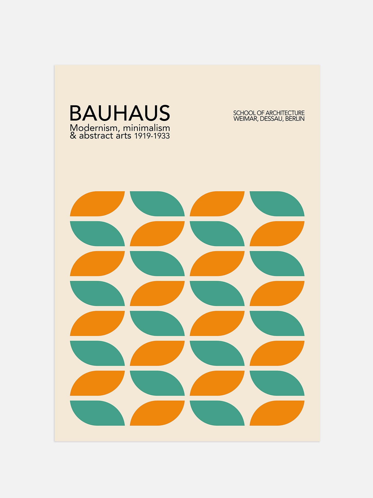 Geometric Bauhaus Poster | Digital Download