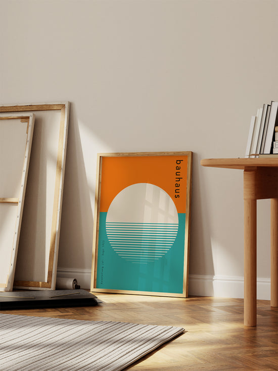 Load image into Gallery viewer, Sunrise Bauhaus Poster
