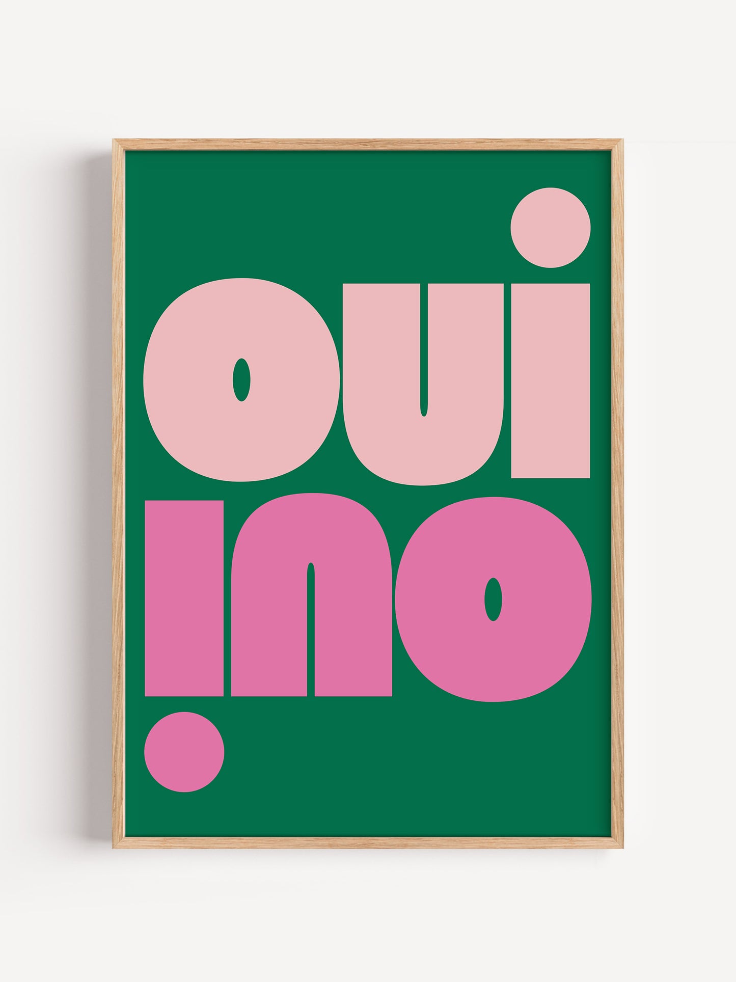 Oui Oui Print | Green