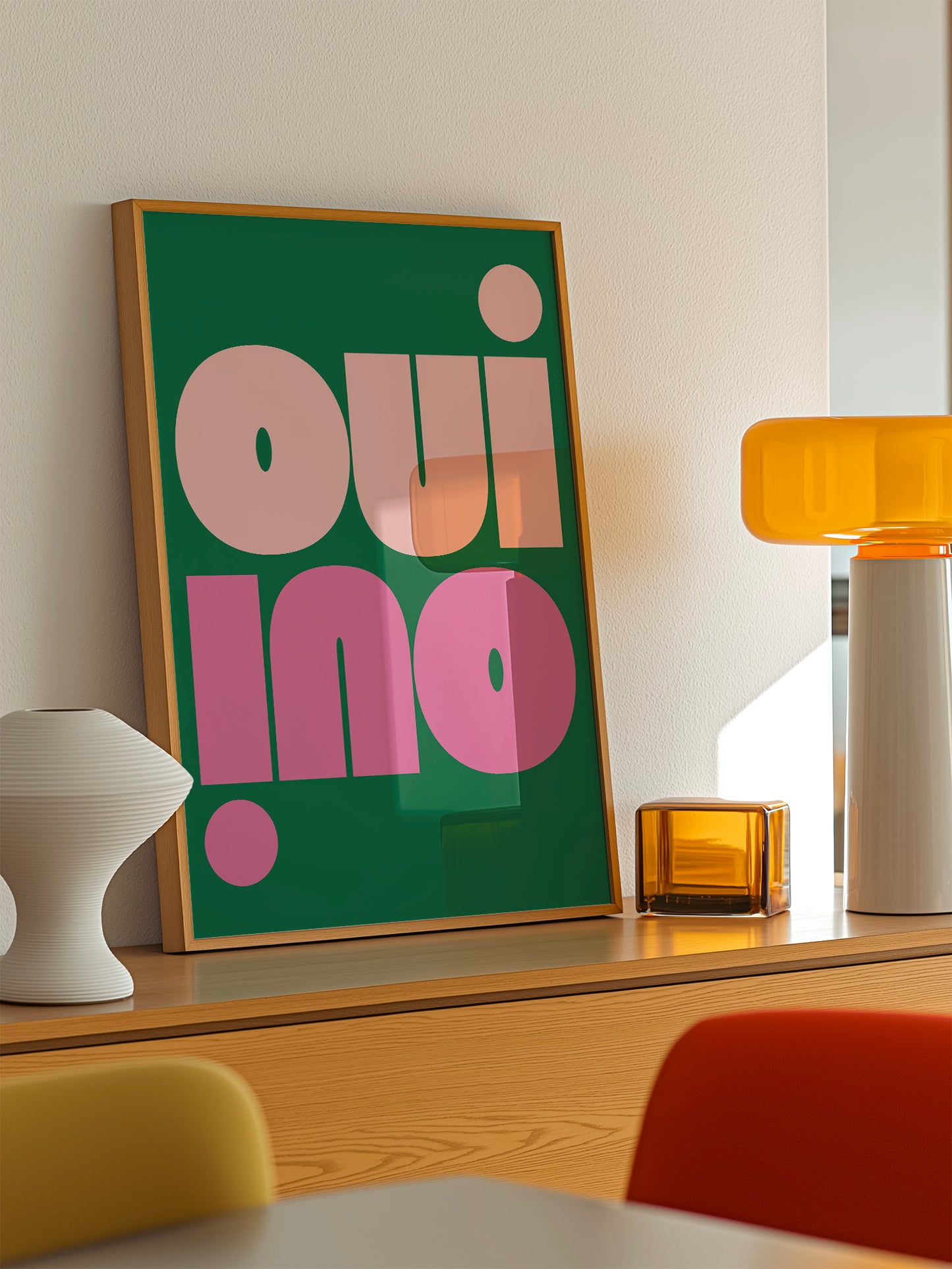 Oui Oui Print | Green
