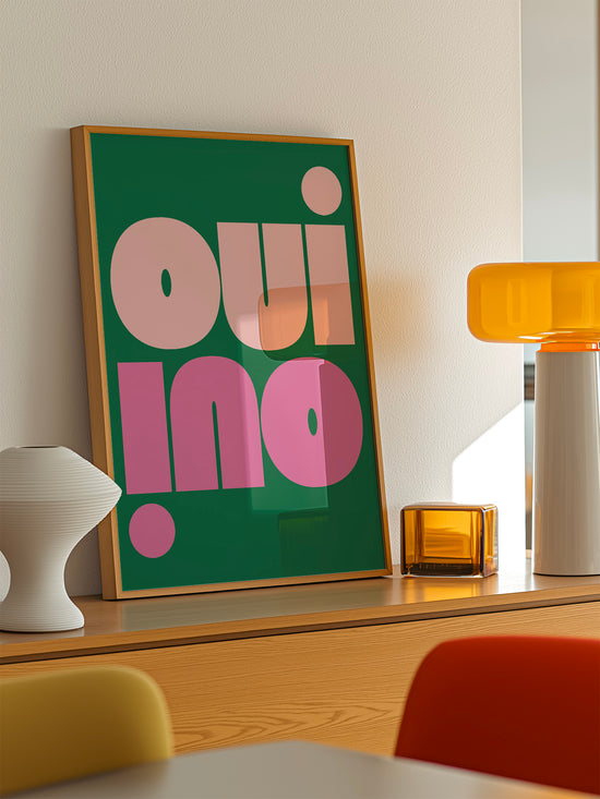 Oui Oui Print | Green