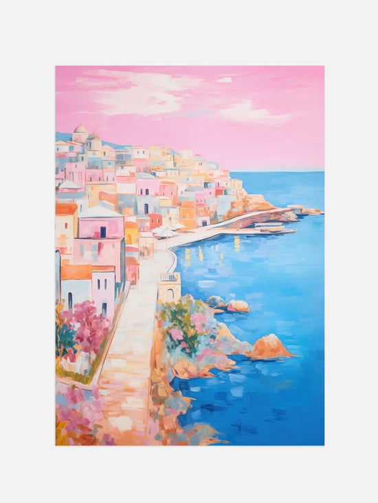 Amalfi Sunrise Painting | Digital Download