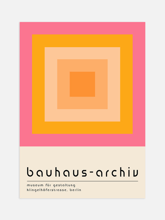 Pastel Bauhaus Squares