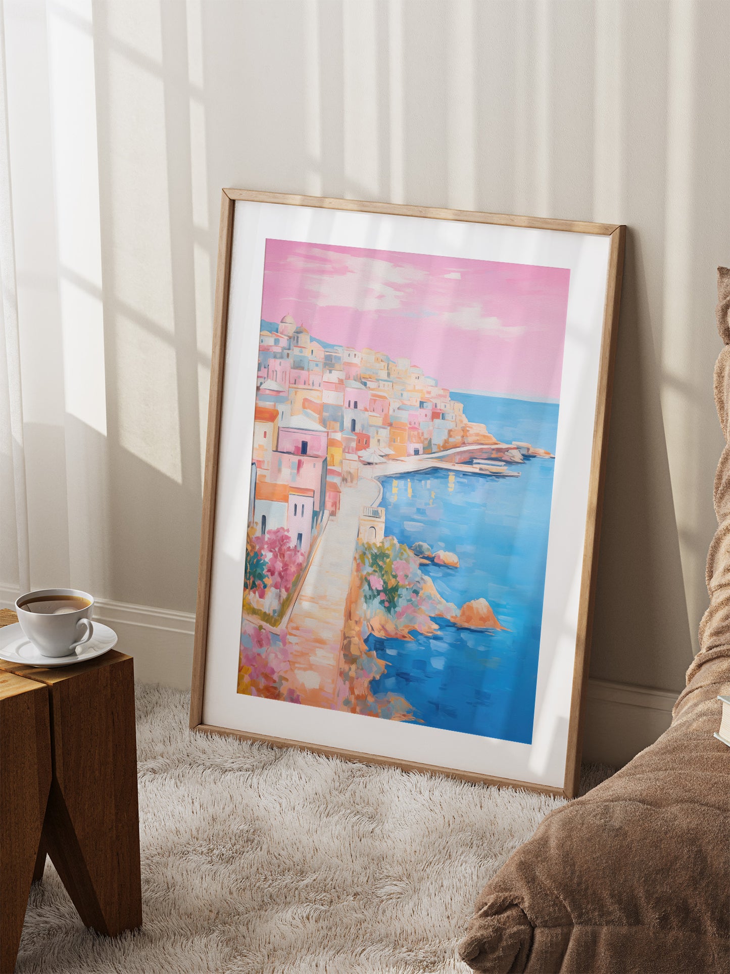 Amalfi Sunrise Painting | Digital Download