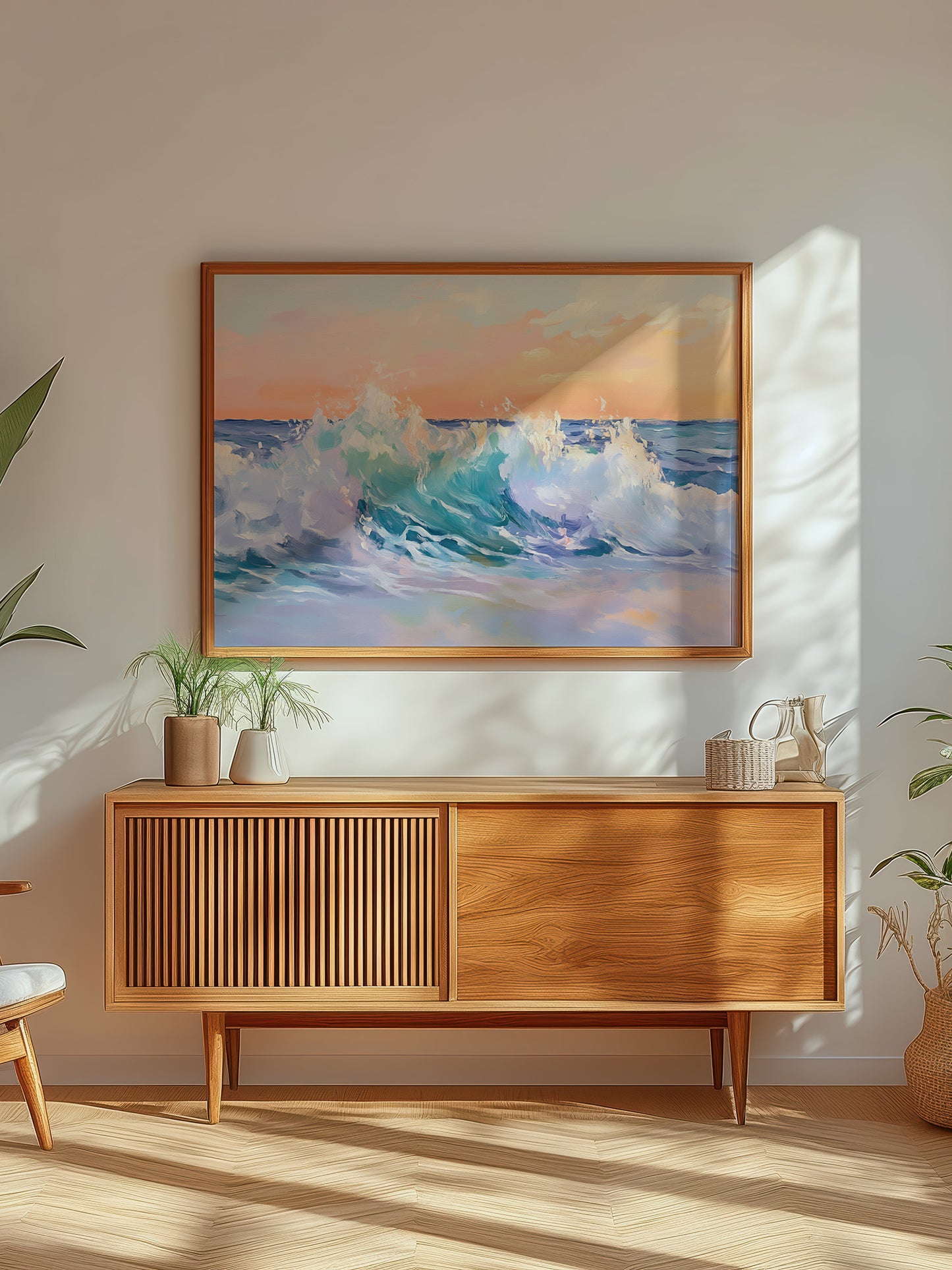 Ocean Sunset Painting | Digital Download